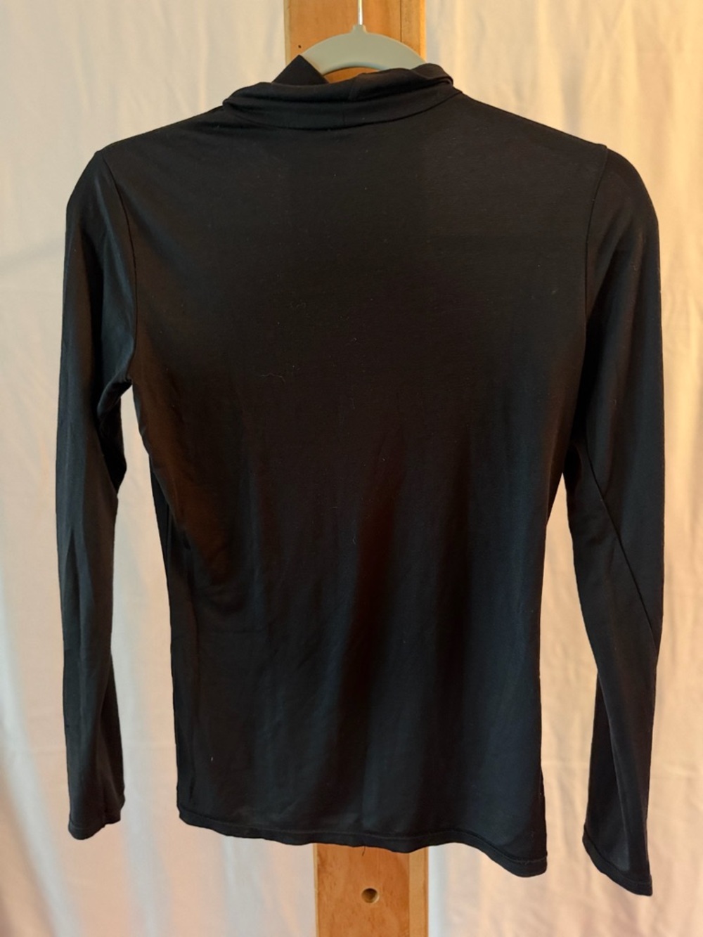 Black Long-Sleeve Women’s Turtleneck